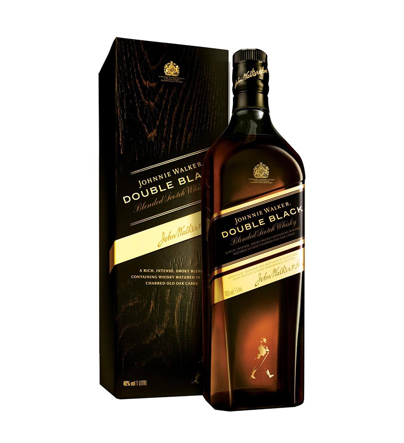 Rượu Johnnie Walker Double Black 1 Lít
